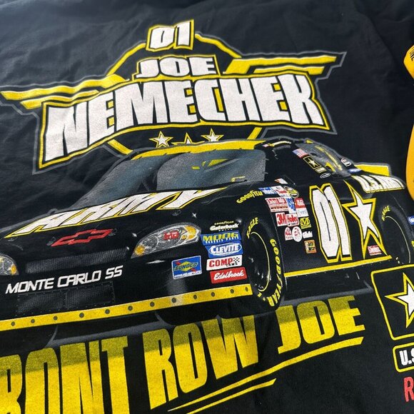 Joe Nemechek NASCAR Cap Men Hat Graphic Knit Tee Shirt Sportswear Fan Signed - Picture 15 of 16